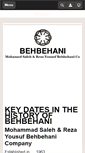 Mobile Screenshot of behbehaniisuzu.com